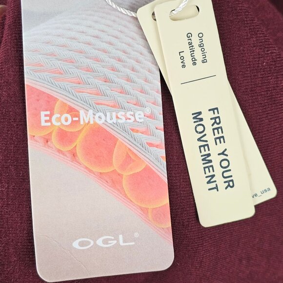 Cottage Prairie Cabin Boho Modern Chic Fall Midi Heat-Tech Burgundy Wine OGL SM - Picture 5 of 13